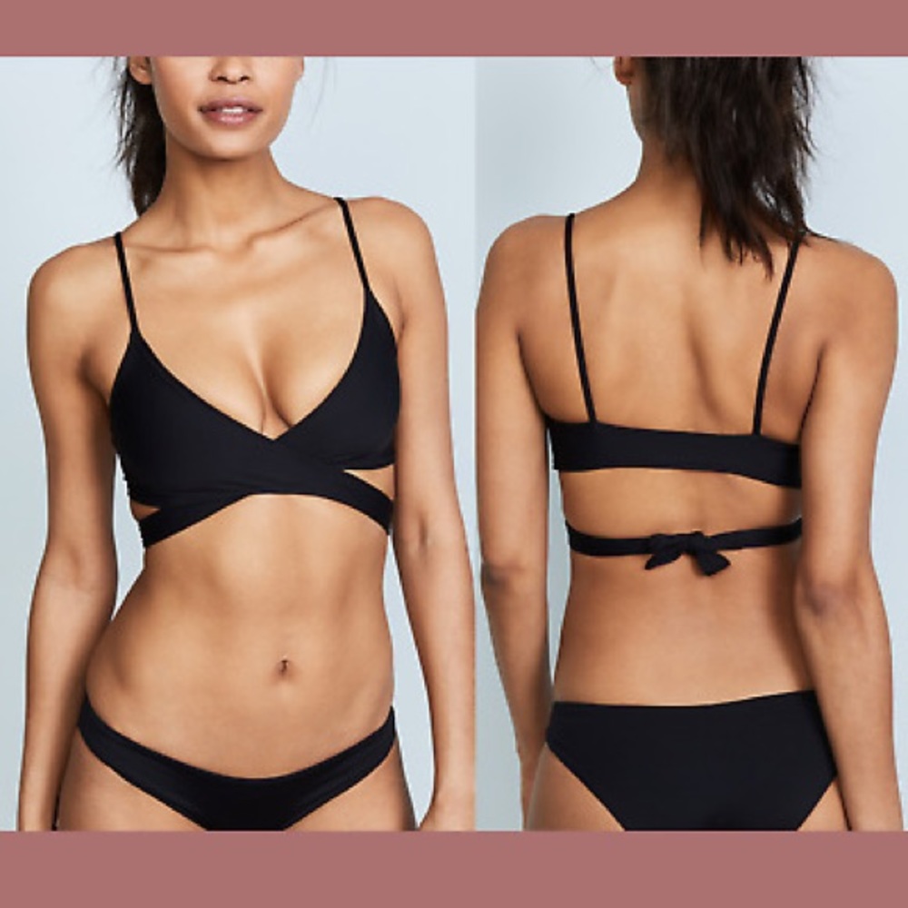 L*Space Chloe Wrap Bikini TOP ONLY